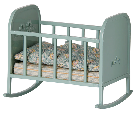 Maileg Cradle, My - Blue mint