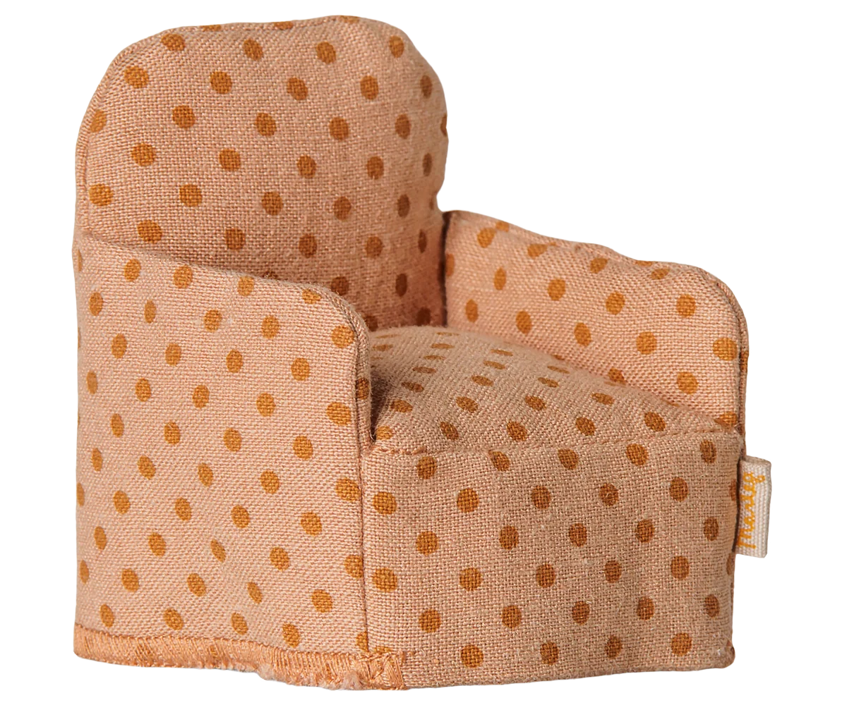 Maileg Folding Chair, Dots (Mouse)