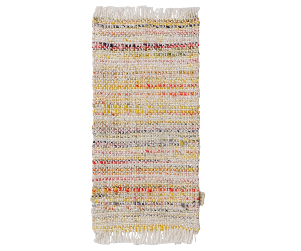*PRE-SALE* (NOVEMBER) Maileg Rug, Medium - Multi stripe (Mouse)