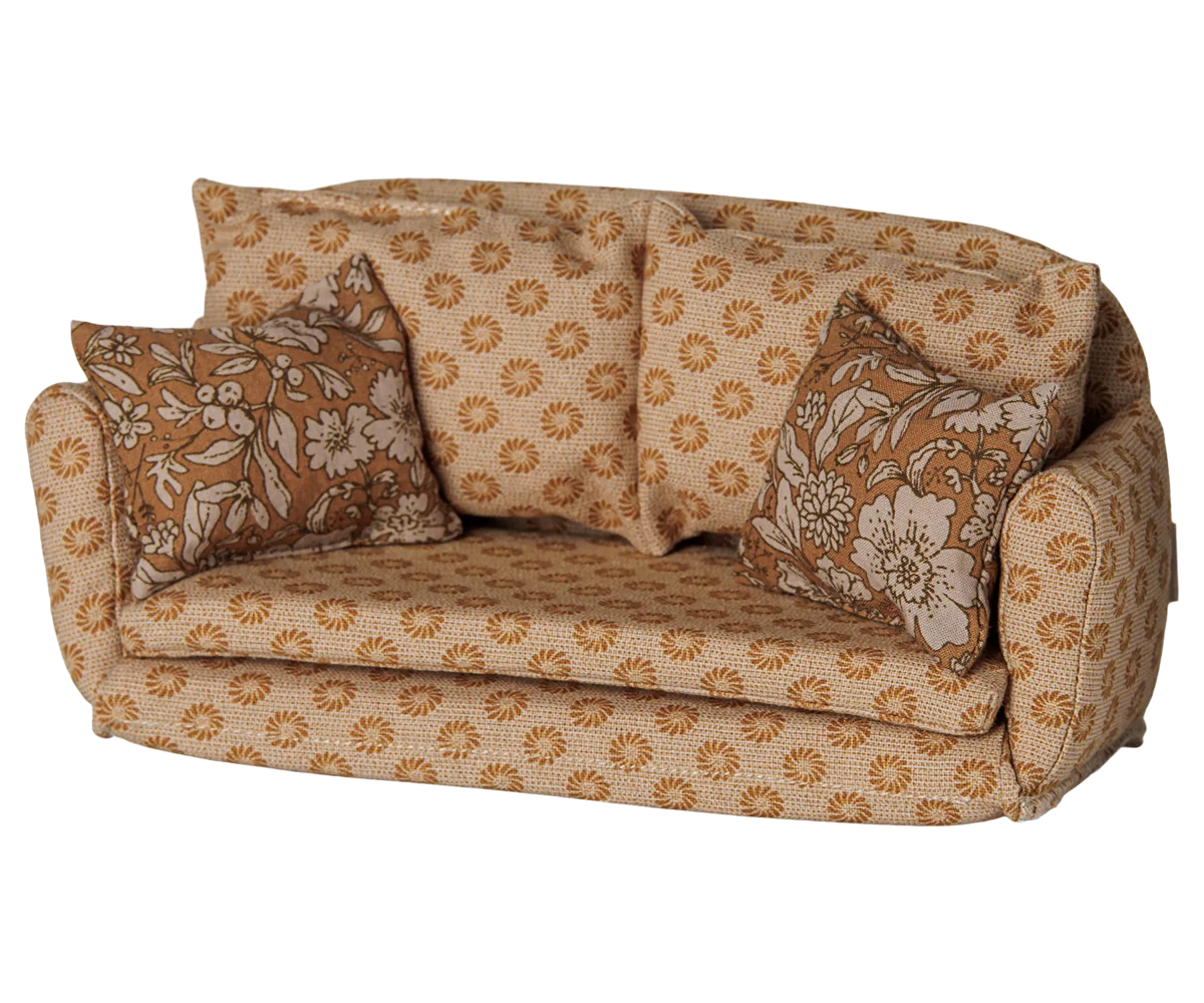 *PRE-SALE* (OCTOBER) Maileg Sofa bed, Large - Ocher (Mouse)