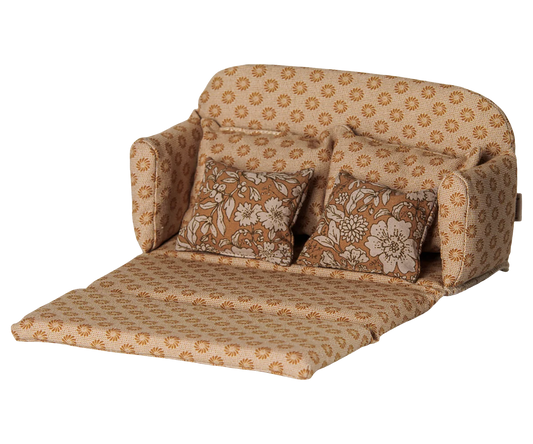 *PRE-SALE* (OCTOBER) Maileg Sofa bed, Large - Ocher (Mouse)