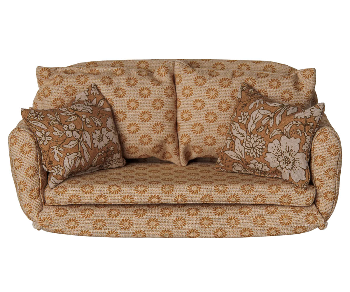 *PRE-SALE* (OCTOBER) Maileg Sofa bed, Large - Ocher (Mouse)