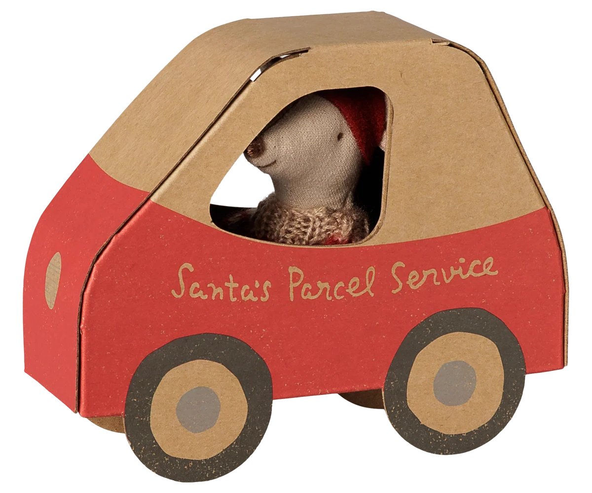 *PRE-SALE* (OCTOBER) Maileg Christmas mouse, Little sister in car box