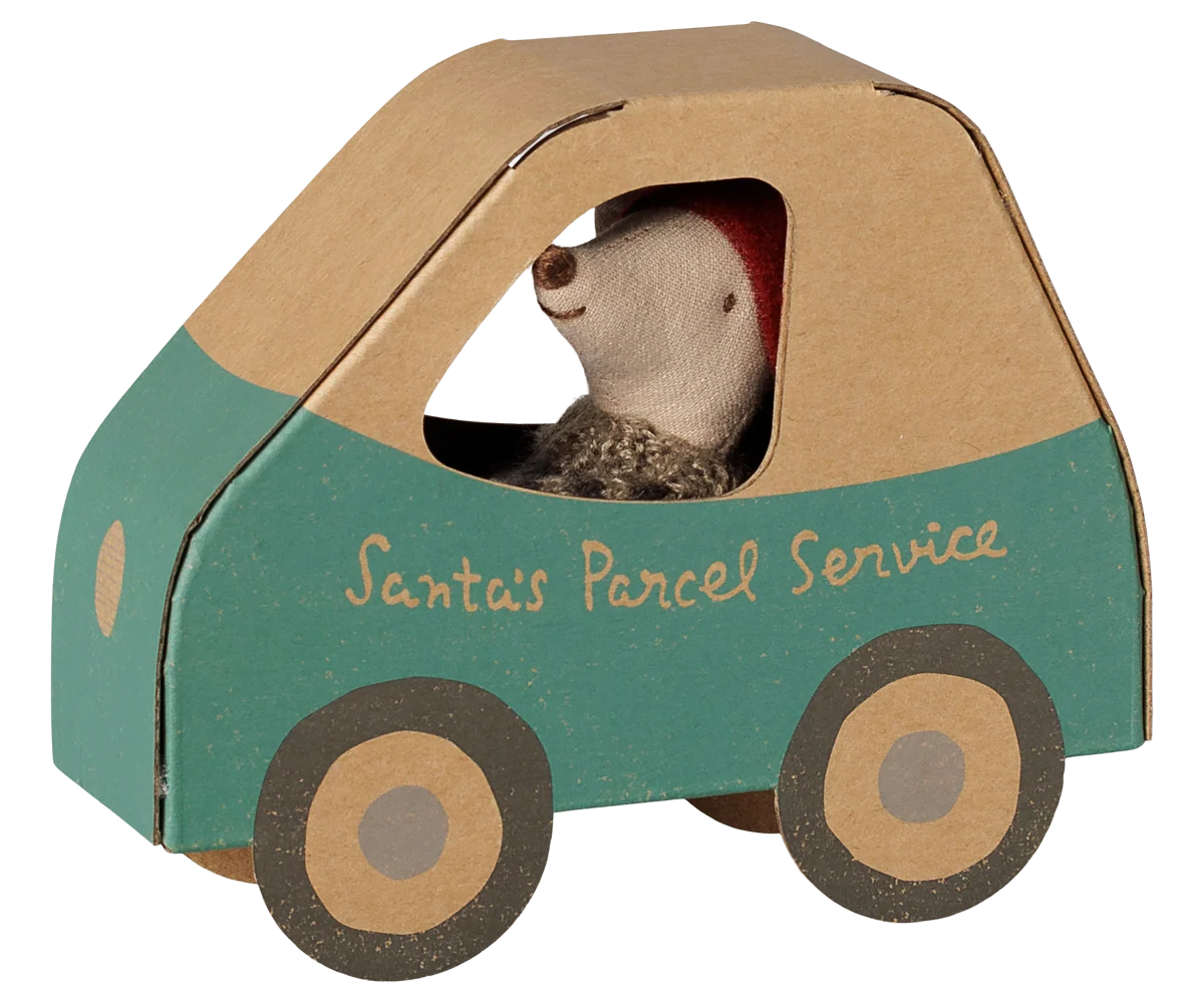 *PRE-SALE* (OCTOBER) Maileg Christmas mouse, Little brother in car box