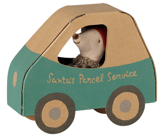 *PRE-SALE* (OCTOBER) Maileg Christmas mouse, Little brother in car box