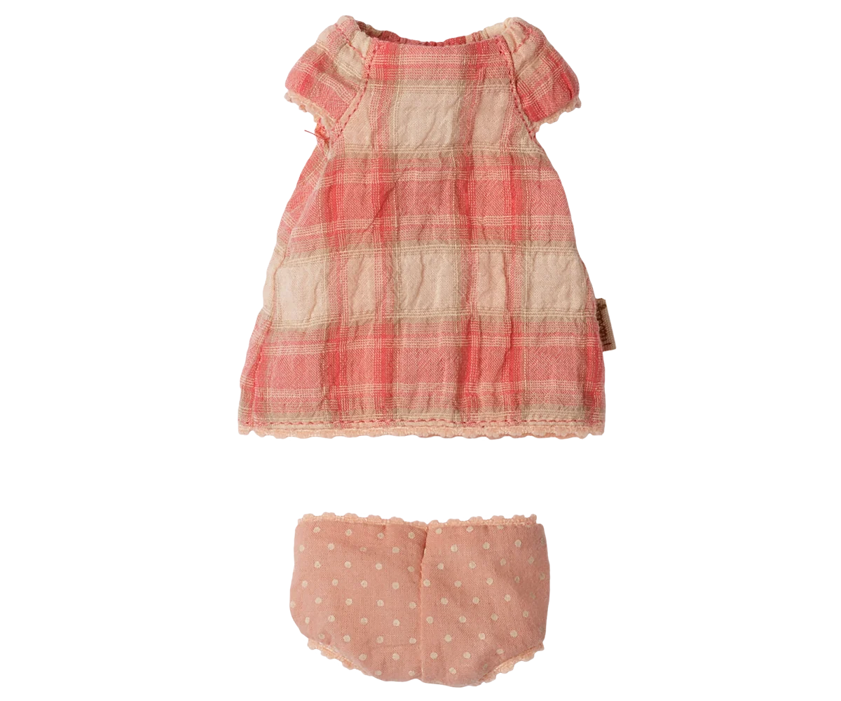 *PRE-SALE* (NOVEMBER) Maileg Dress, Teddy Junior - Coral