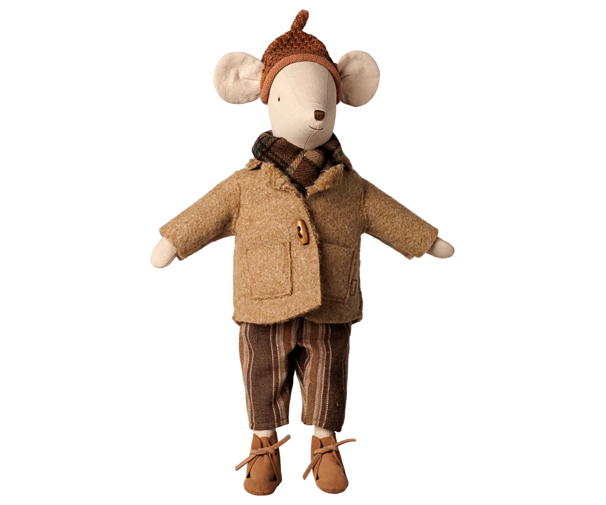 *PRE-SALE* (NOVEMBER) Maileg Jacket and scarf - Medium mouse (Medium Size Mouse 13.39")