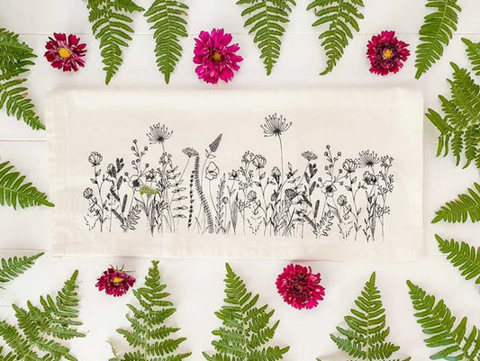 Wildflower Tea Towel