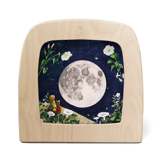 Toverlux | Sonne Mond und Erde - Little Prince Silhouette