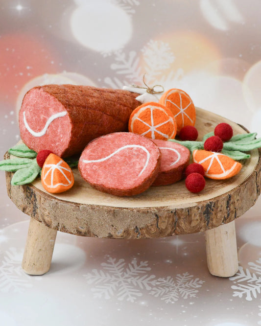 Felt Ham Feast Play Food Set