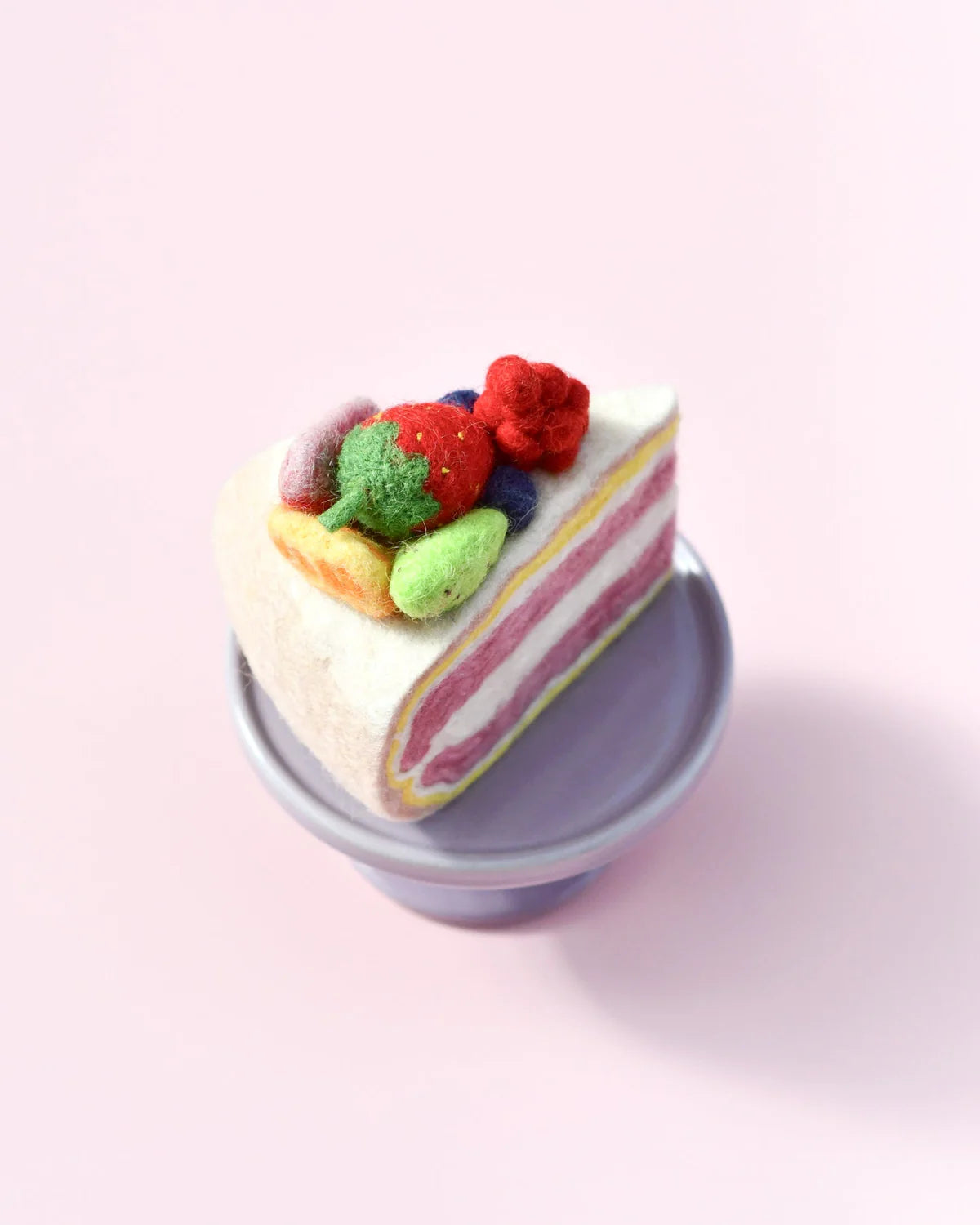 Felt Fresh Fruit Torte Slice