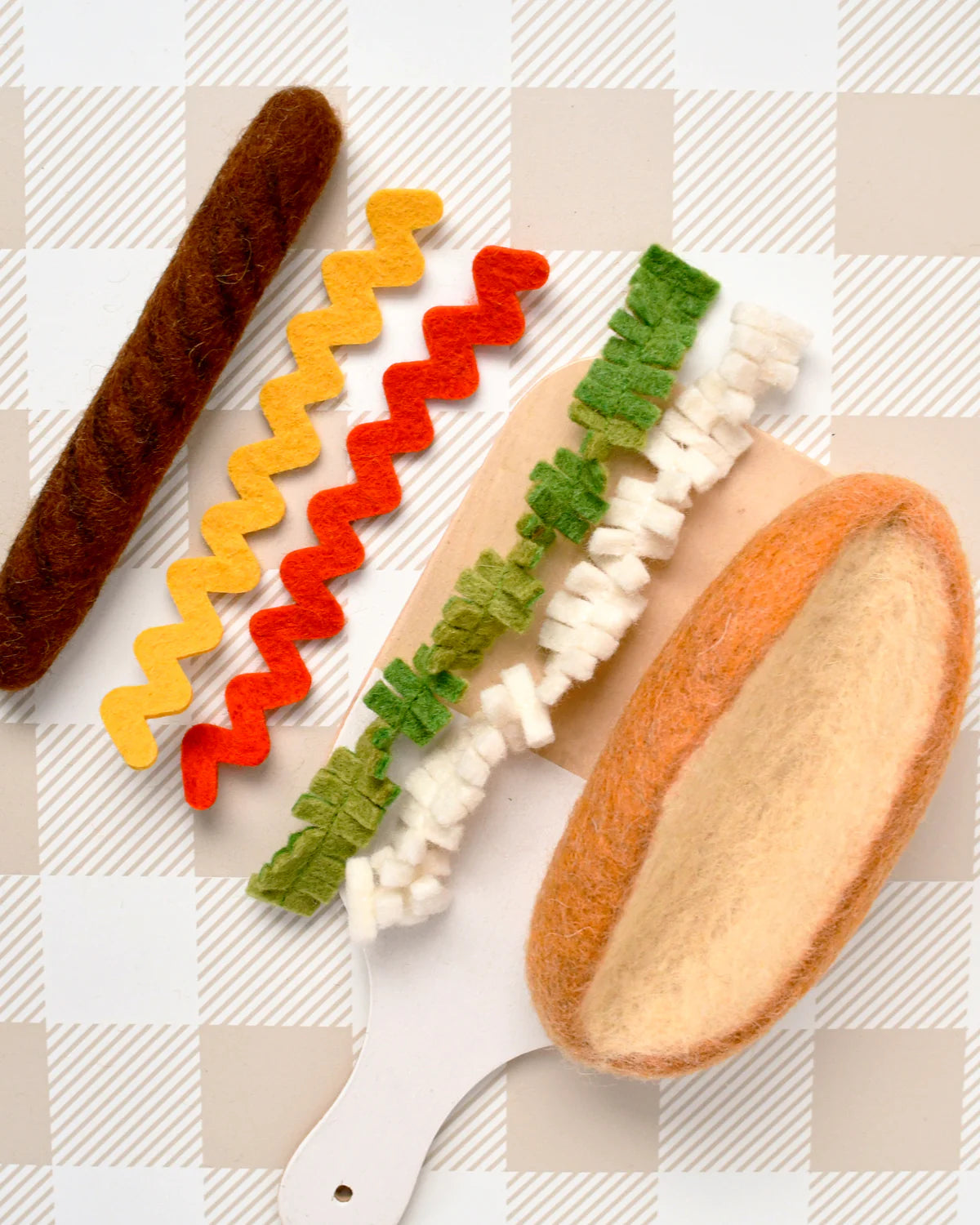 Felt Hot Dog Set