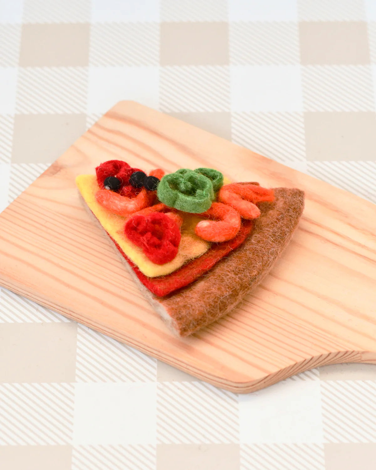 Felt Seafood Pizza Slice