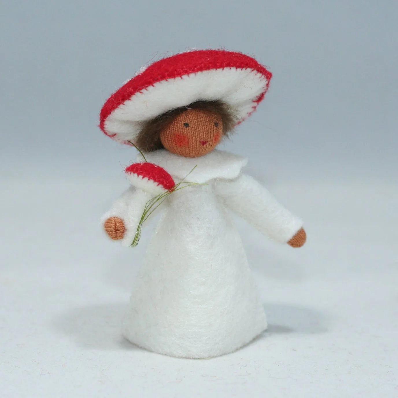 Ambrosius Fly Agaric Fairy  | 3" Miniature Standing Doll