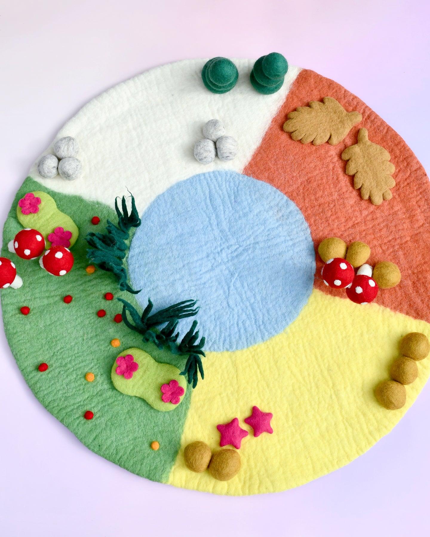 Four Seasons Play Mat Playscape (Large 80cm Diameter)