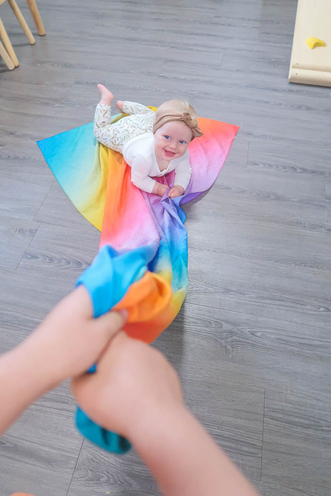 Play Silkies JUMBO Rainbow Play Silk