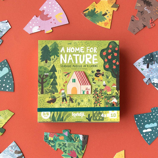 A Home For Nature 4 in 1 Puzzle by Londji