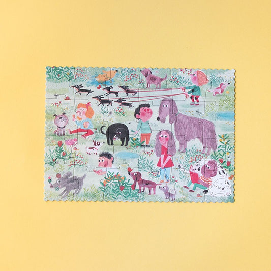 Cats & Dogs Reversible Pocket Puzzle by Londji