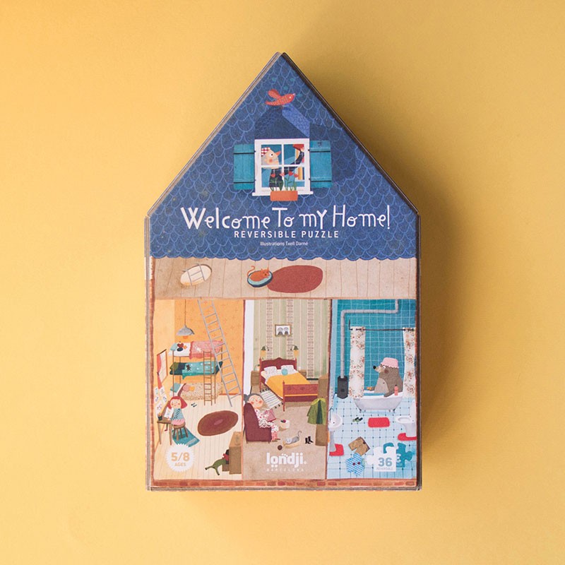 Londji Welcome to My Home Reversible Puzzle