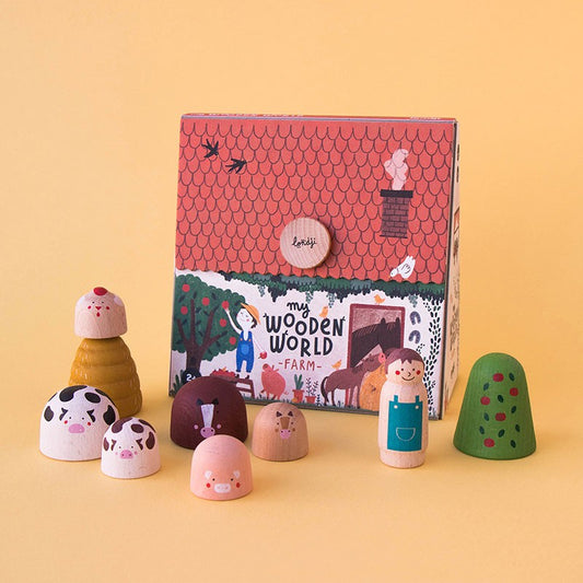 Wooden world farm by Londji