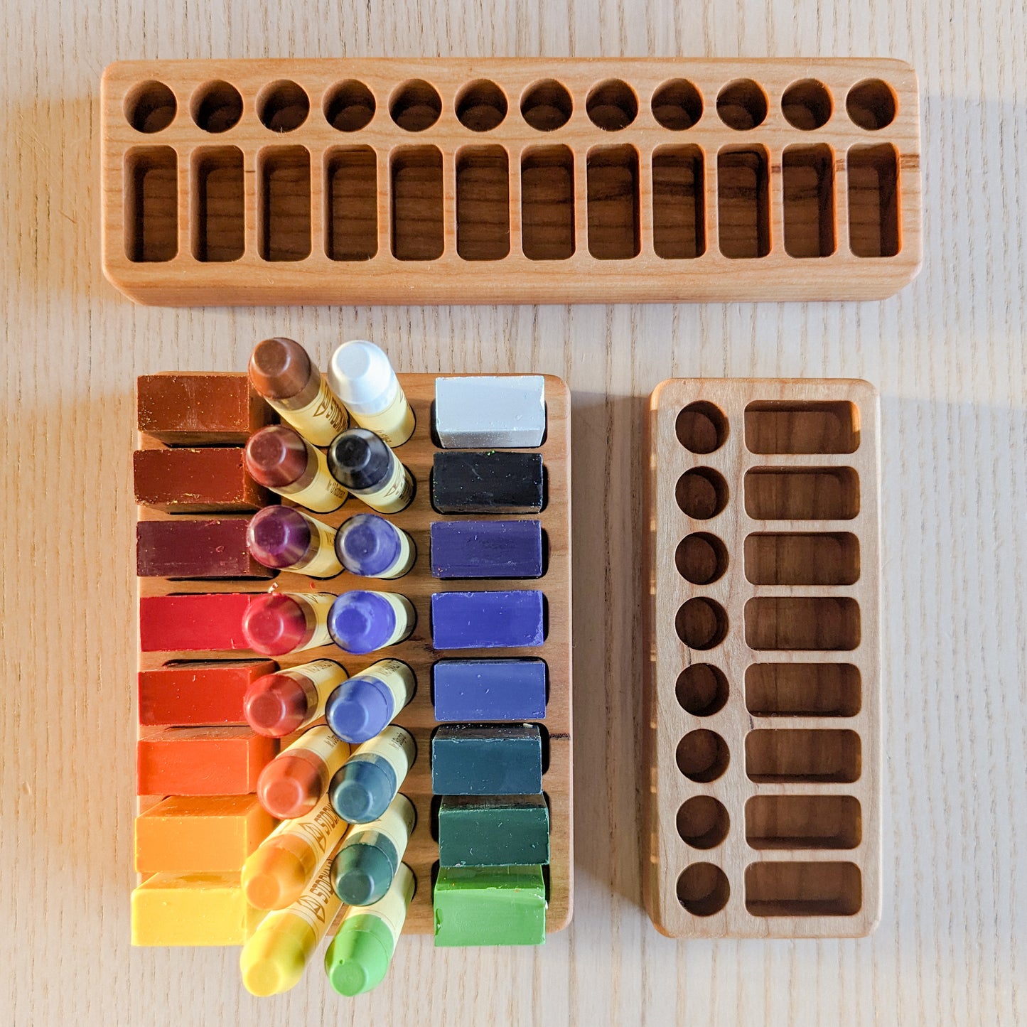 Stockmar Crayon Holder | Cherry Wood