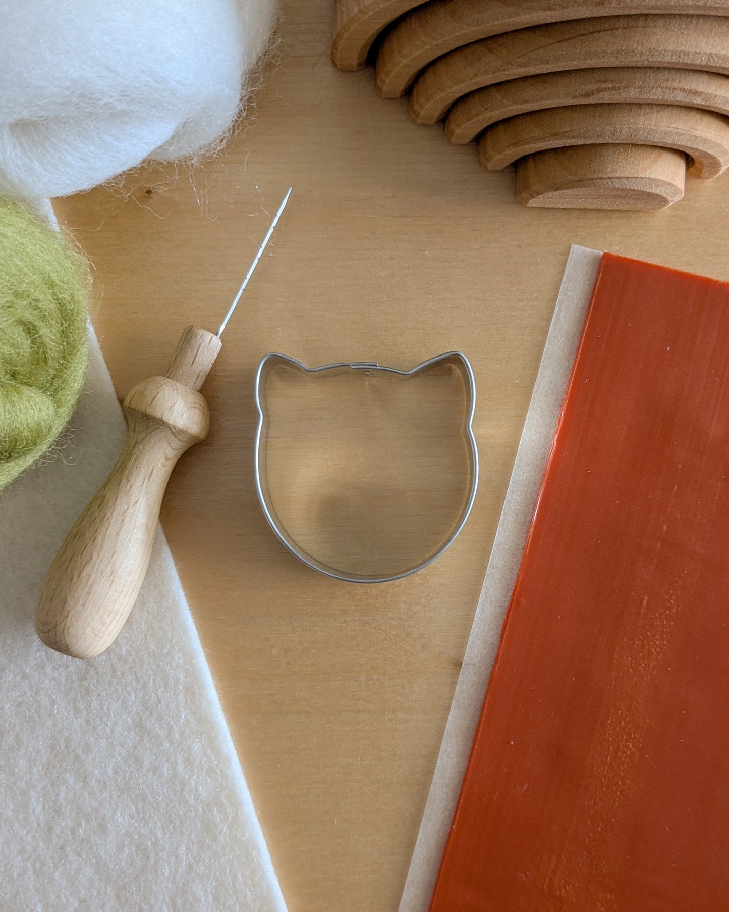 Mini Cat Face Cookie Cutter