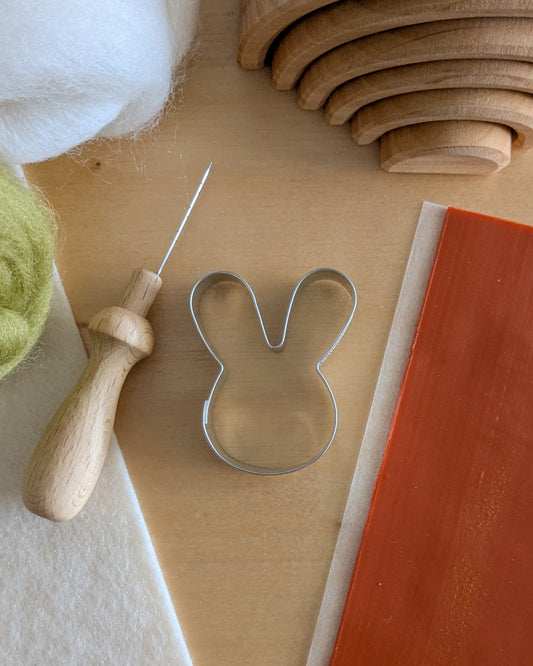 Mini Bunny Face Cookie Cutter