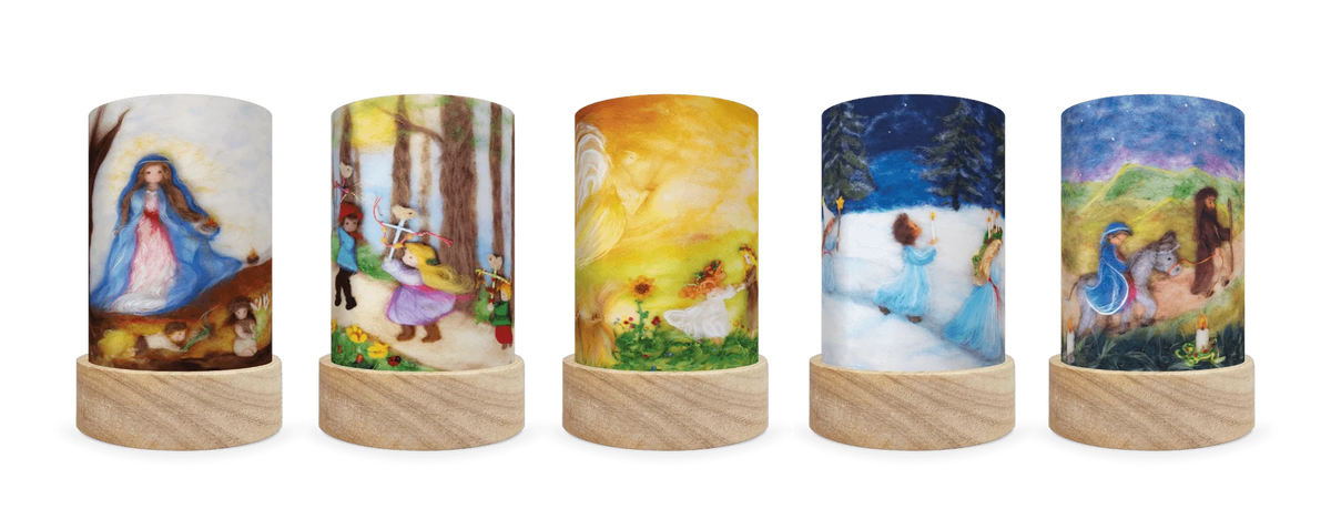 Toverlux |  Toverlux Shades Het Wol Feetje set Waldorf