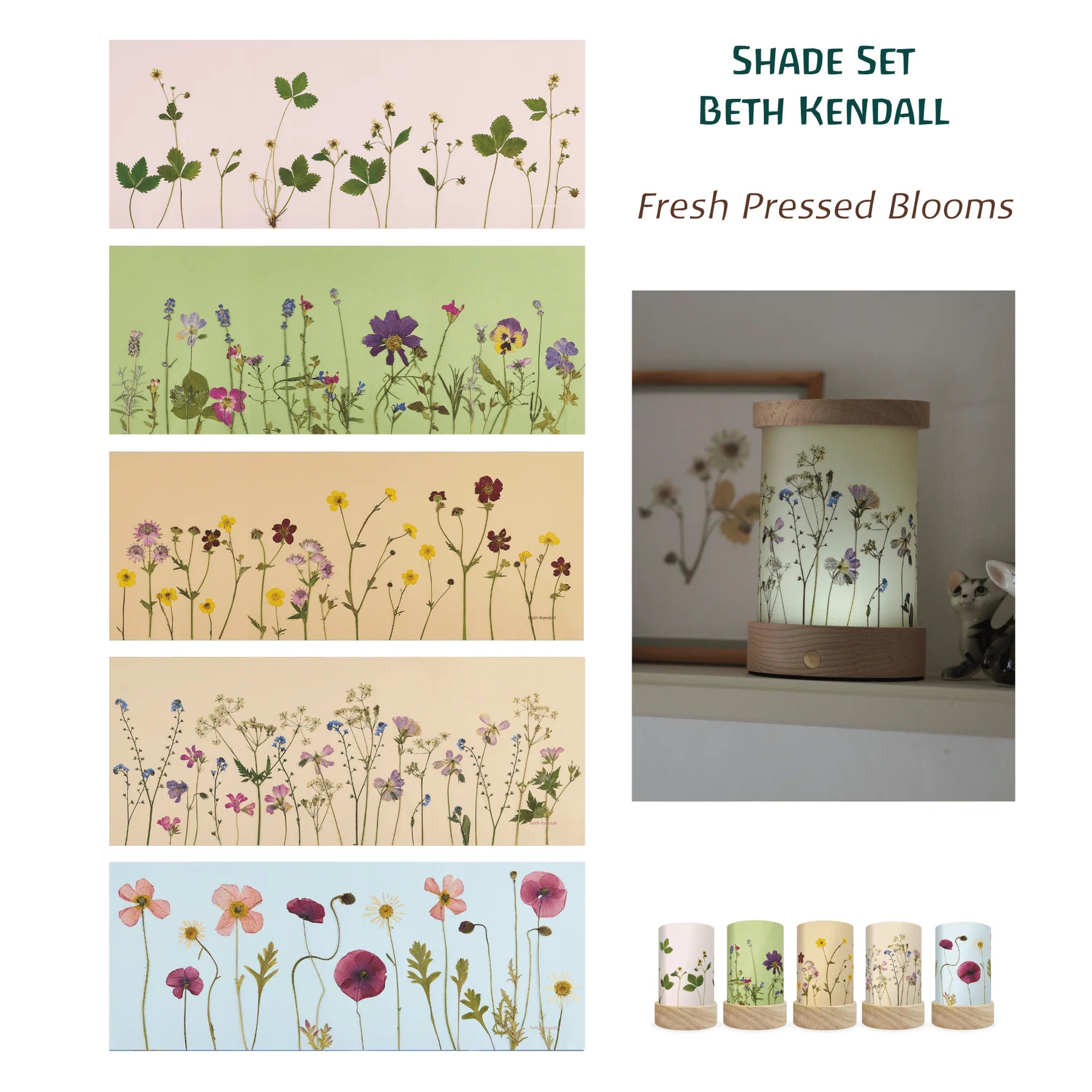 Toverlux | Toverlux Shades Beth Kendall - Pressed Garden Blooms