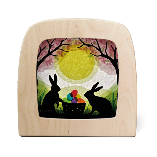 Toverlux |  Vogel Geluk - Bunny Treasures Silhouette