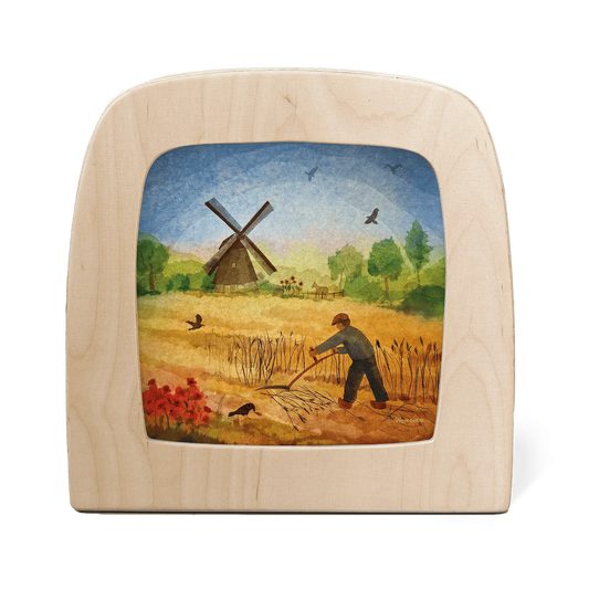 Toverlux | Vogel Geluk - Windmill Silhouette