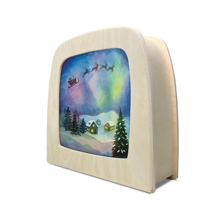 Toverlux | Vogel Geluk - Aurora Sleighride Silhouette