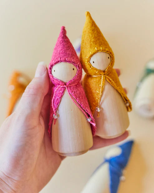 *PREORDER* Wonderheart Pink Wooden Gnome