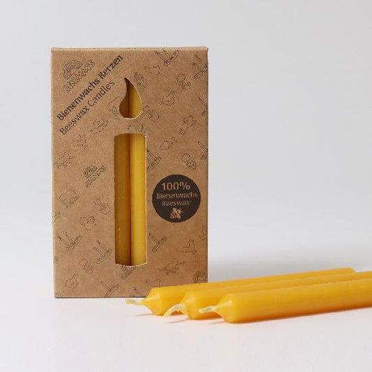 Grimm's Candles 100% Beeswax, Amber