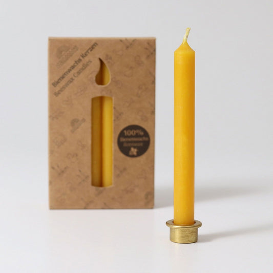 Grimm's Candles 100% Beeswax, Amber