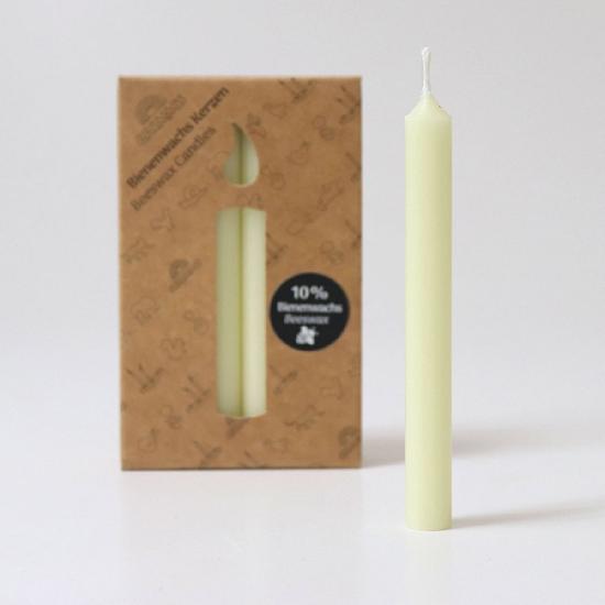 Candles 10% Beeswax, Cream