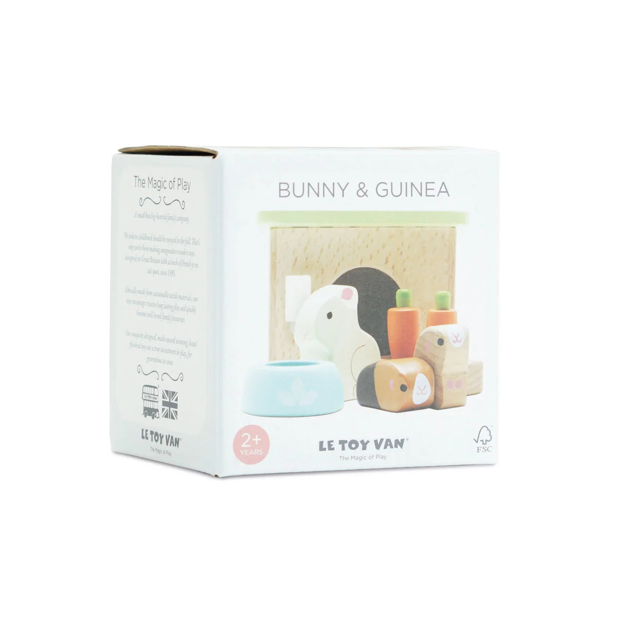 Bunny & Guinea Pig Set (dollhouse size)
