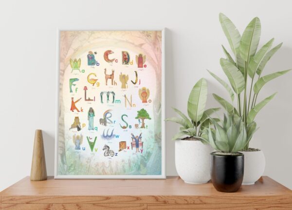 Wilded Family Wild Alphabet Poster