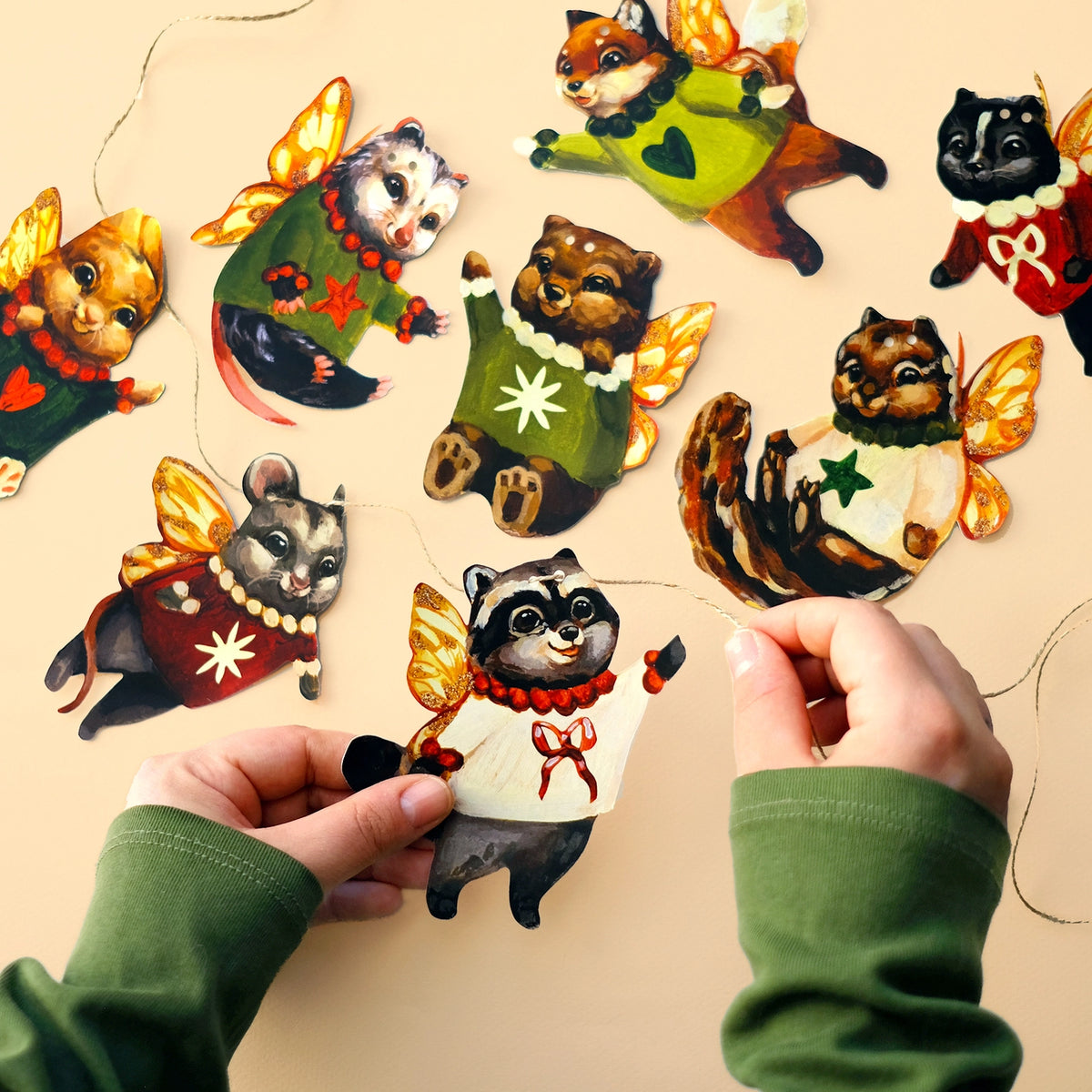 Woodland Animals Paper Garland | DIY Garland Kit