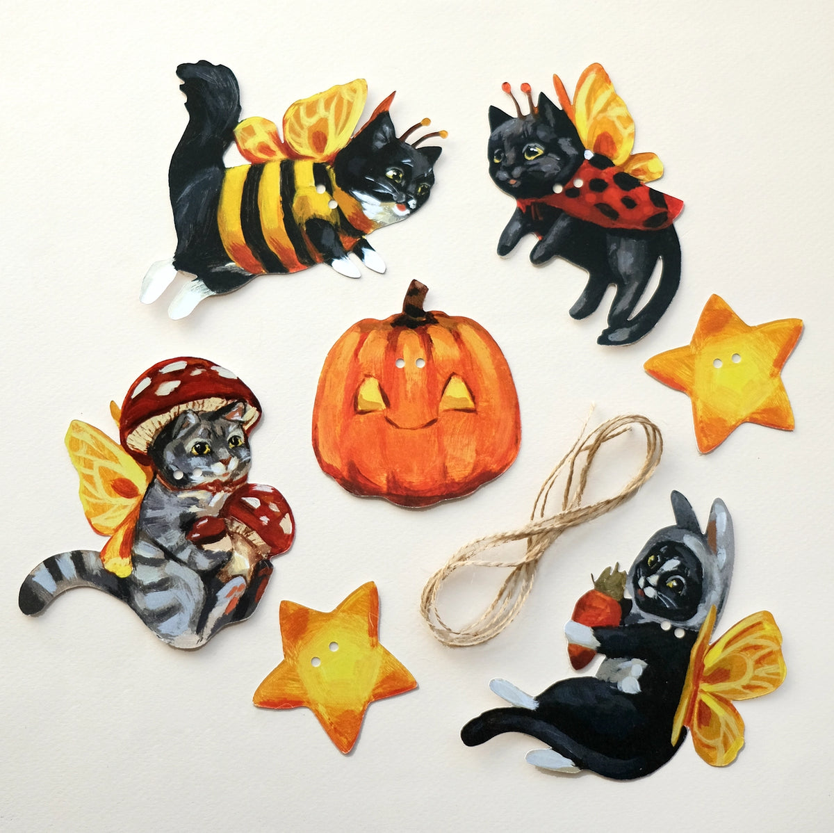 Halloween Paper Garland | DIY Garland Kit