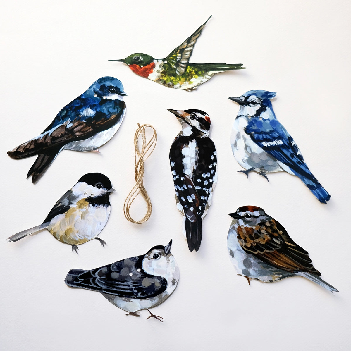 Canadian Birds Paper Garland | DIY Garland Kit