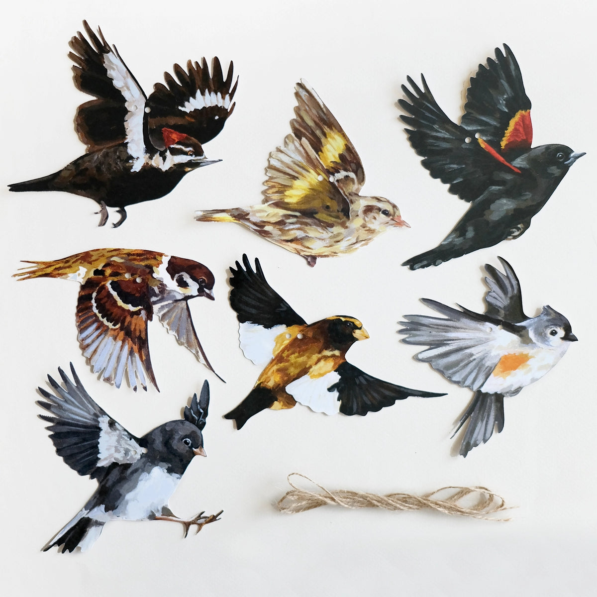 Canadian Flying Birds Paper Garland | DIY Garland Kit
