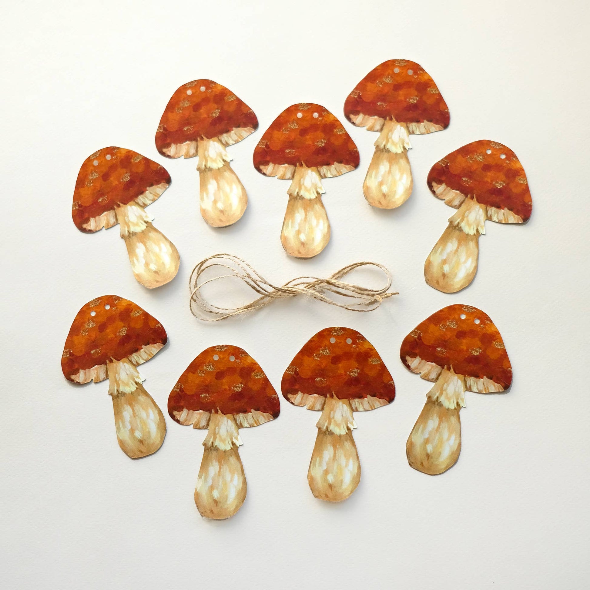 Red Mushroom Garland | DIY Garland Kit