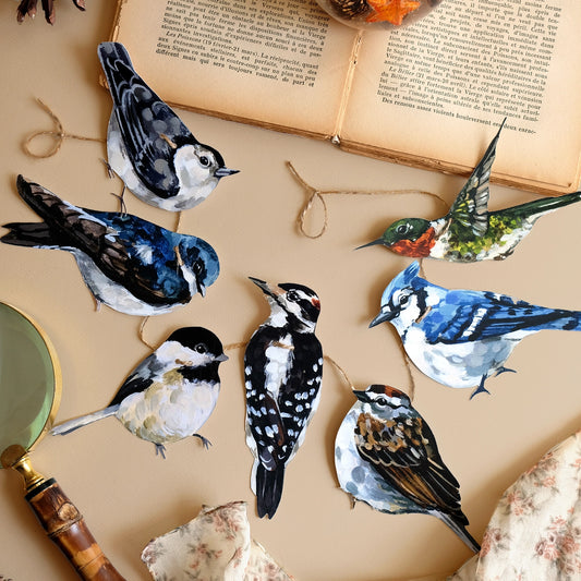 Canadian Birds Paper Garland | DIY Garland Kit