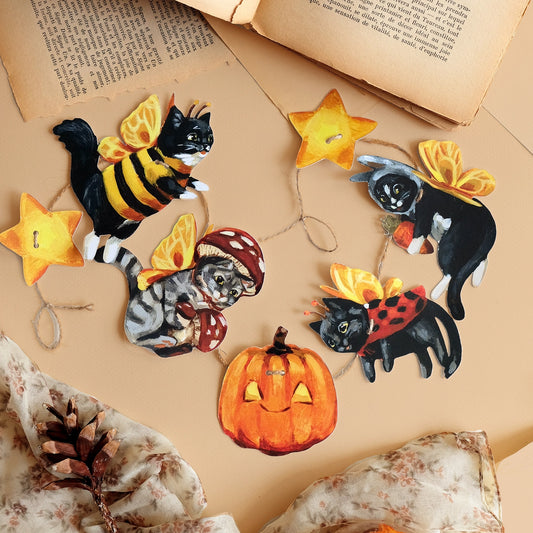 Halloween Paper Garland | DIY Garland Kit