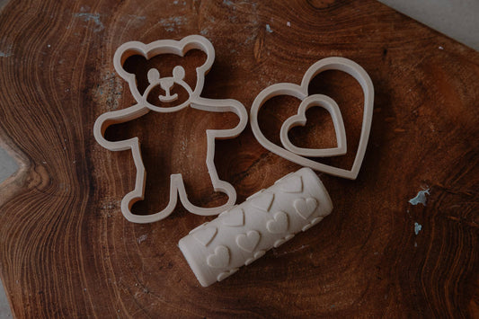 Valentine Cutter Set - Eco Cutter™ Playdough Tool