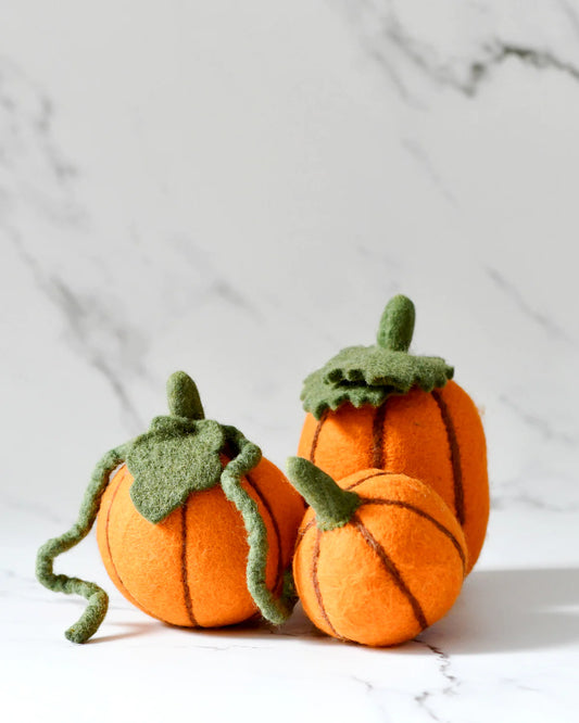 Felt Pumpkins (Set of 3)