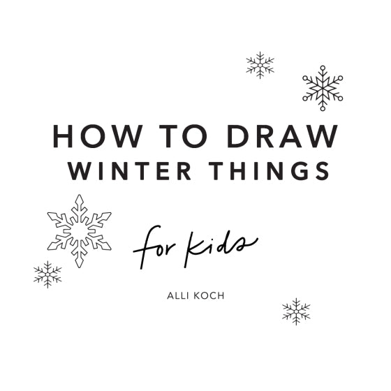 How To Draw Winter Things (For Kids) | Paperback