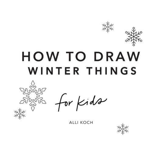 How To Draw Winter Things (For Kids) | Paperback