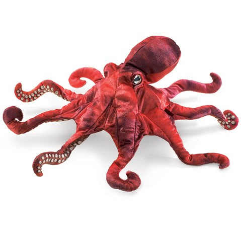 Folkmanis Puppets Red Octopus